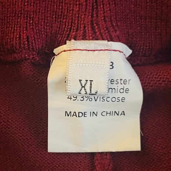 PRETTYGARDEN Women's Like New Wine Red 2-Piece Knit Outfit/Loungewear. Size: XL - Picture 8 of 13
